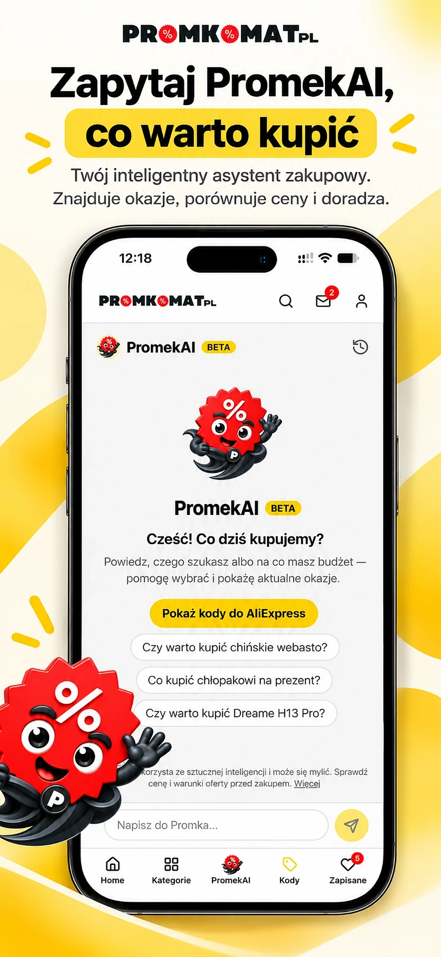 Zapytaj PromekAI, co warto kupić — asystent zakupowy w aplikacji Promkomat